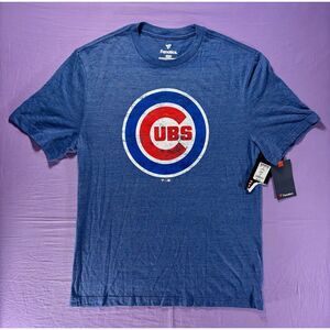 NEW Chicago Cubs Blue T-Shirt NWT Fanatics MLB Baseball Medium